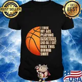 Funny Basketball ACL Knee Surgery Recovery Get Well Gift Premium T-Shirt