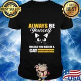 Funny Cat Motif Gift For Kids Men Boys T-Shirt