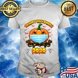 Funny Halloween Wearing A Mask 2020 Pumpkin Gift Tee T-Shirt