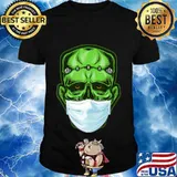 Funny Monster Zombie Mask Simple Halloween Costume 2020 T-Shirt