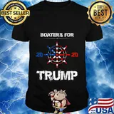 Funny Quote Tee Boaters For Trump 2020 Election Slogan T-Shirt