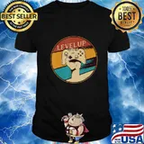 Funny Retro Video Game Level Up Controller Gift T-Shirt