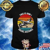 Funny Retro Vintage Airplane Aviation Pilot Gift T-Shirt