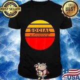 Funny Social Distance Formula Math Square Root 2020 Review T-Shirt