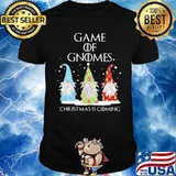 Game of gnomes christmas is coming shirt