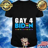 Gay 4 Biden Joe Biden 2020 Harris Rainbow LGBT Premium T-Shirt