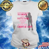 Girls Like Camo and Shootin' Shit Graphic T-Shirt Ladies tee