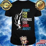 Goku fight for the things you care about retro shirt