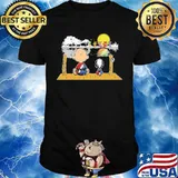 Grateful dead band charlie brown and snoopy seeing bears shirt