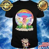 Grateful dead bear weed ufo hippie shirt