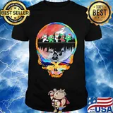 Grateful dead bears santa merry christmas shirt