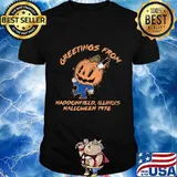Halloween 1978 Spooky Horror Gift Pumpkin Haddonfield T-Shirt
