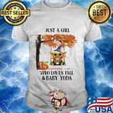 Halloween baby witch just a girl who loves fall leaves tree shirt