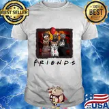 Halloween characters horror cats friends shirt