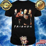 Halloween horror characters selfie friends shirt