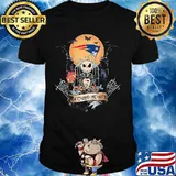 Halloween jack skellington new england patriots moon shirt
