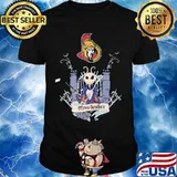 Halloween jack skellington ottawa senators shirt