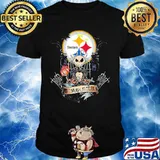 Halloween jack skellington pittsburgh steelers moon shirt