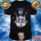 Halloween jack skellington vancouver canucks shirt