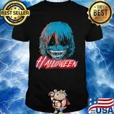 Halloween japanese characters cartoon shirt