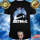 Halloween michael myers nike just do it shirt