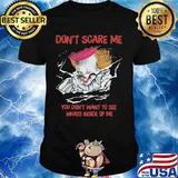 Halloween pennywise don't scare me you don't want to see whats inside of me shirt