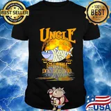 Halloween Uncle Shark Doo Doo Halloween Guitar Shadow T-Shirt