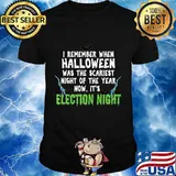 Halloween was scariest night of the year now, Election night Premium T-Shirt