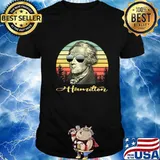 Hamilton Vintage Sunset Wearing Sunglasses T-Shirt