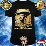 Hank williams 1923 1953 thank for the memories signature shirt