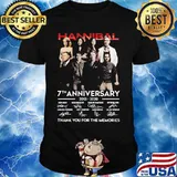 Hannibal 7th anniversary 2013 2020 thank for the memories signatures shirt