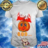Happy Halloween! Boo pumpkin ghost scary scared design T-Shirt