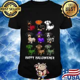 Happy halloween dachshund dogs shirt