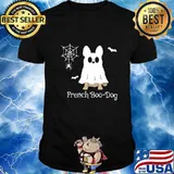 Happy halloween french boo-dog shirt