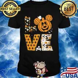 Happy halloween love mickey mouse pumpkin shirt