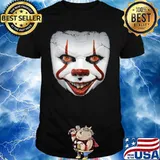 Happy halloween pennywise face shirt