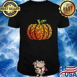 Happy halloween pumpkin autism shirt