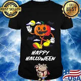 Happy Halloween Pumpkin Funny Costume Tee Gift T-Shirt