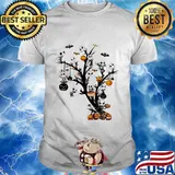 Happy halloween tree jack skellington witch shirt