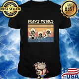 Heavy metals fe pb zn band vintage retro shirt
