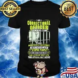 I am a correctional officer i am who i am i have anger issues and thin patience i don't play well with stupid people quote shirt