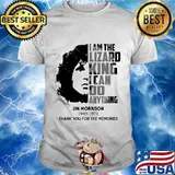 I am the lizard king i can do anything jim morrison 1943 1971 thank for the memories signature shirt