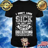 I Don't Look Sick Neuroendocrine Cancer Black And White Net T-Shirt