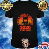 I Don't Need A Costume 2020 Is Scary Enough Halloween Funny T-Shirt