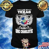 I live in texas and belong to unc charlotte shirt