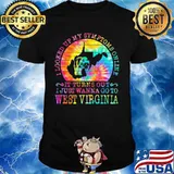 I looked up my symptoms online it turns out i just wanna go to west virginia vintage retro shirt