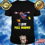 I love full moons Funny Costume Tee Halloween Gift T-Shirt