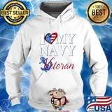 I Love My Navy Veteran Patriotic Sailor T-Shirt Hoodie