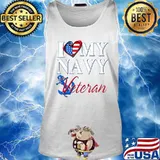 I Love My Navy Veteran Patriotic Sailor T-Shirt Tank top