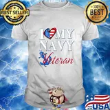 I Love My Navy Veteran Patriotic Sailor T-Shirt
